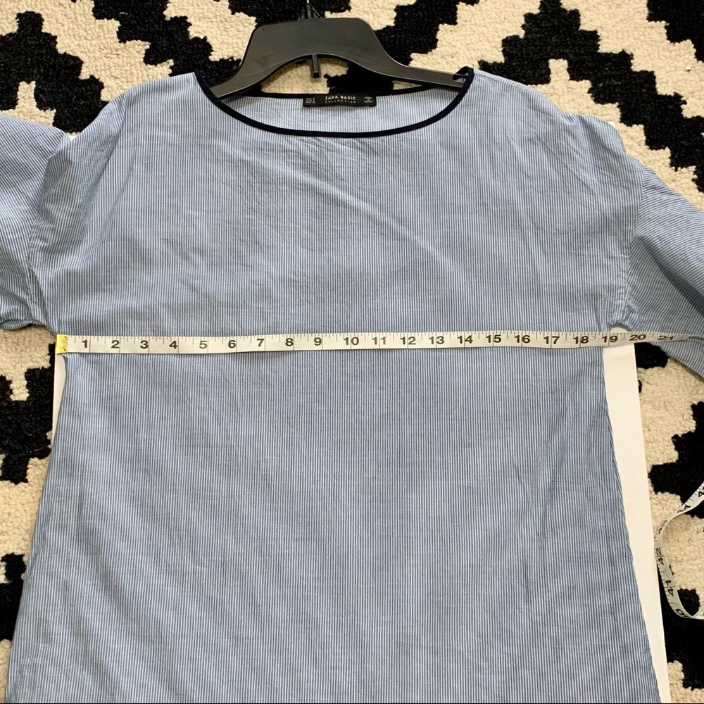 Zara Basic Striped Dress Size Small - image 6